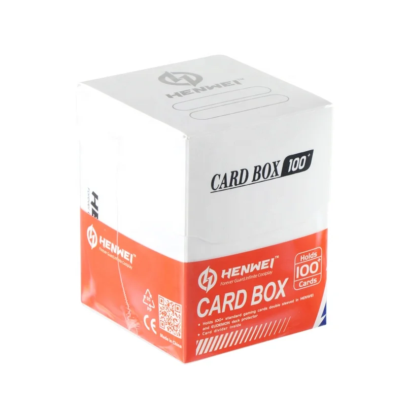 Профессиональная сделанная на заказ однотонная вместительная из полипропилена игровая карточная