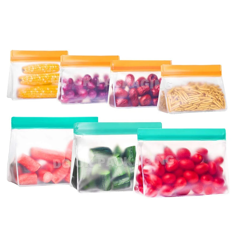 Free Ecofriendly Reusable Leakproof Peva Bag Silicone Preservation