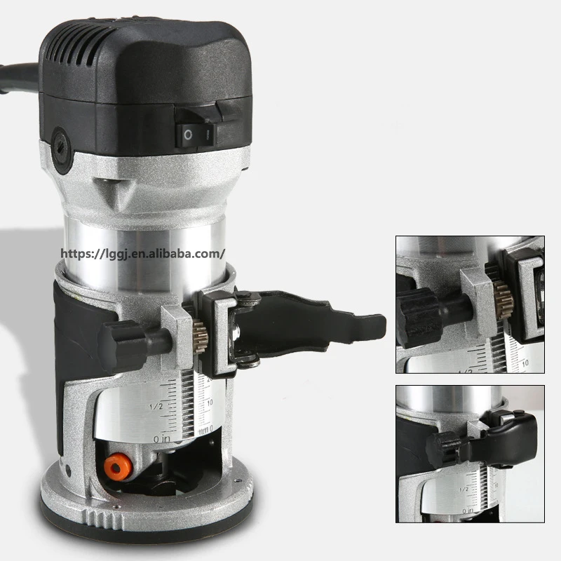 Electric Router Tool, 18V 800W 3000-30000 RPM 6 Variable Speed - View #8