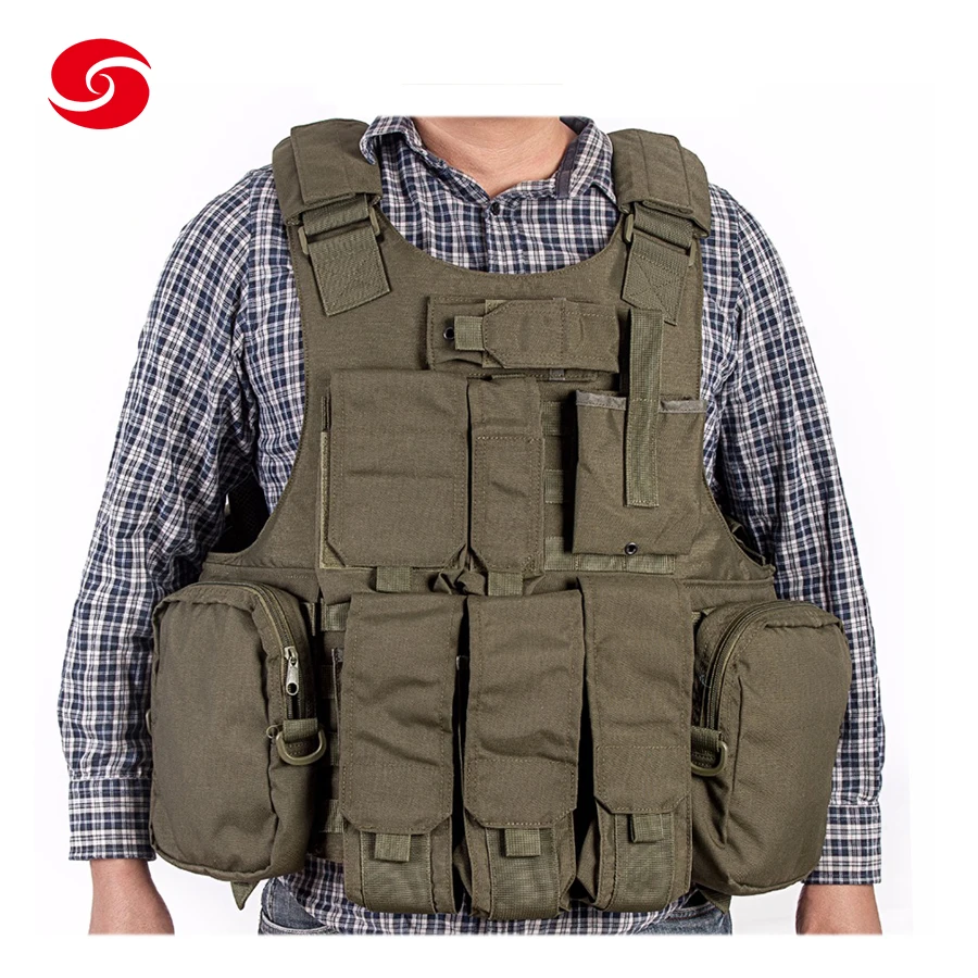 9 TASCHE VERDE OLIVA TACTICAL ASSAULT Vest Rig Esercito Militare AMMO Utility Pouch 