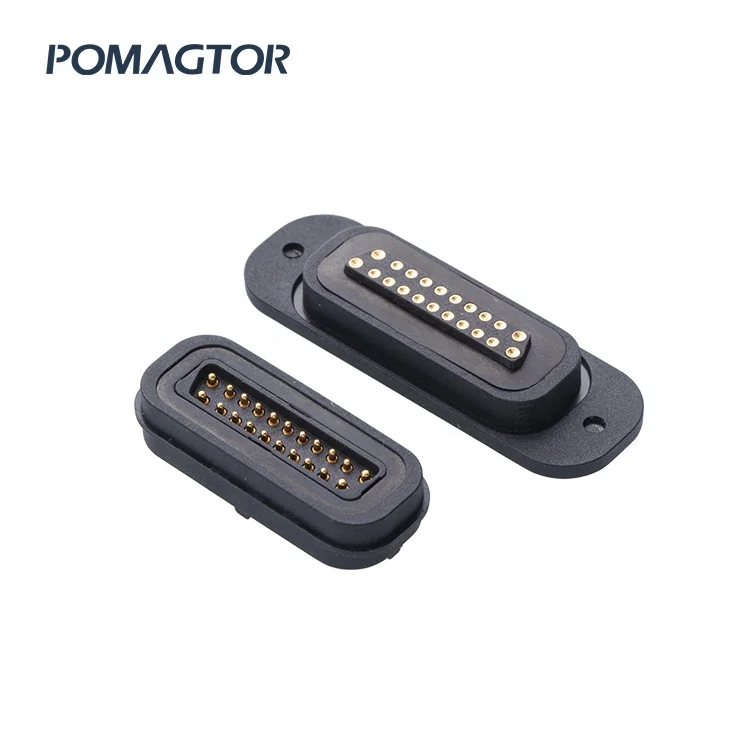 21 Pin Magnetic Pogo Pin Connectors Direct Manufacturer In China