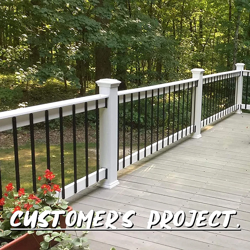 Durable Deck Balusters - Heavy Duty Flat Straight Iron