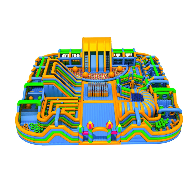 Top Quality Inflatable Amusement Park Inflatable Play Center Inflatable Playground with Big Ball Pit Slide for Outdoor n Indoor