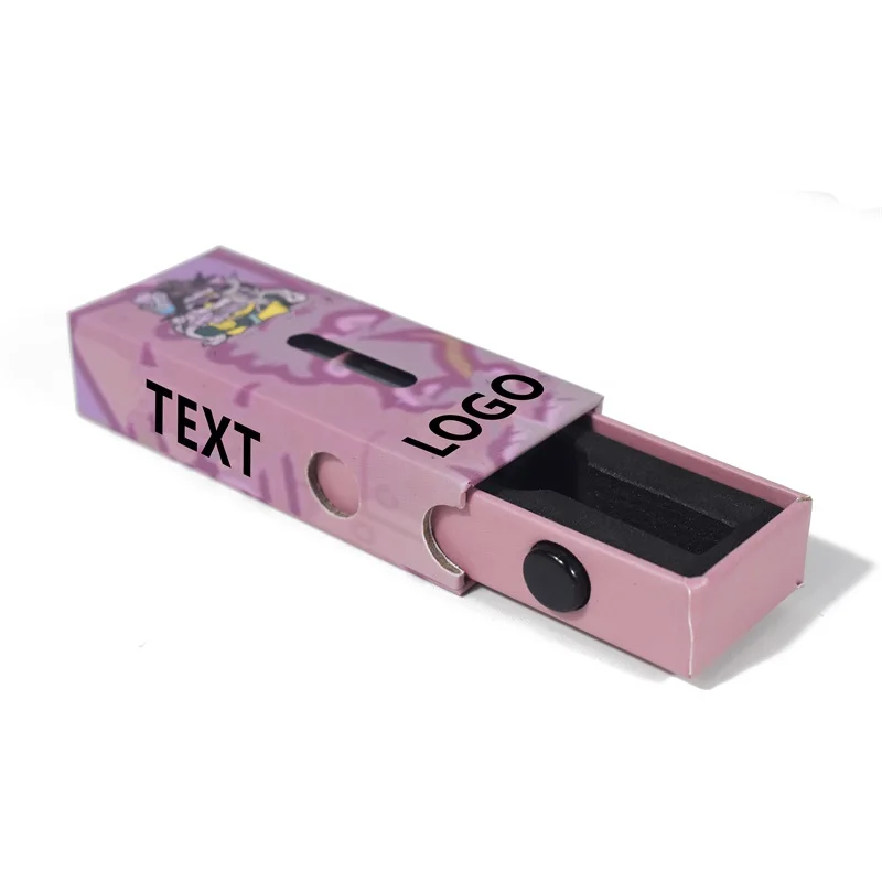High Quality Custom All in One Disposable Package 1ml 1g 2g Cart Pens Paper  Boxes Empty Cartridge Pen Packaging