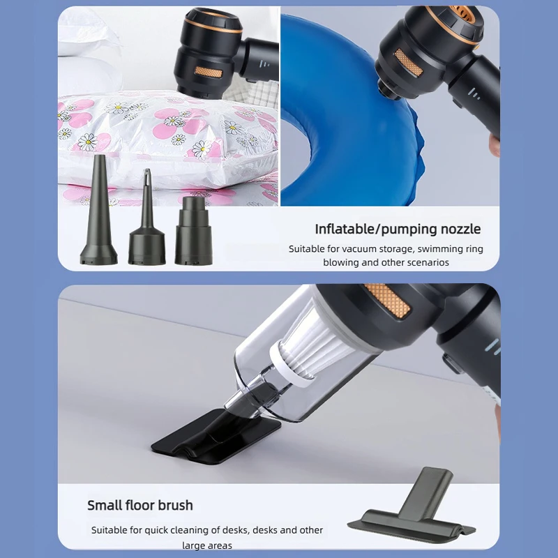 Super Suction 18000pa Handheld Mini Cordless Vacuum Cleaner for Car Brushless Powerful Wireless Portable