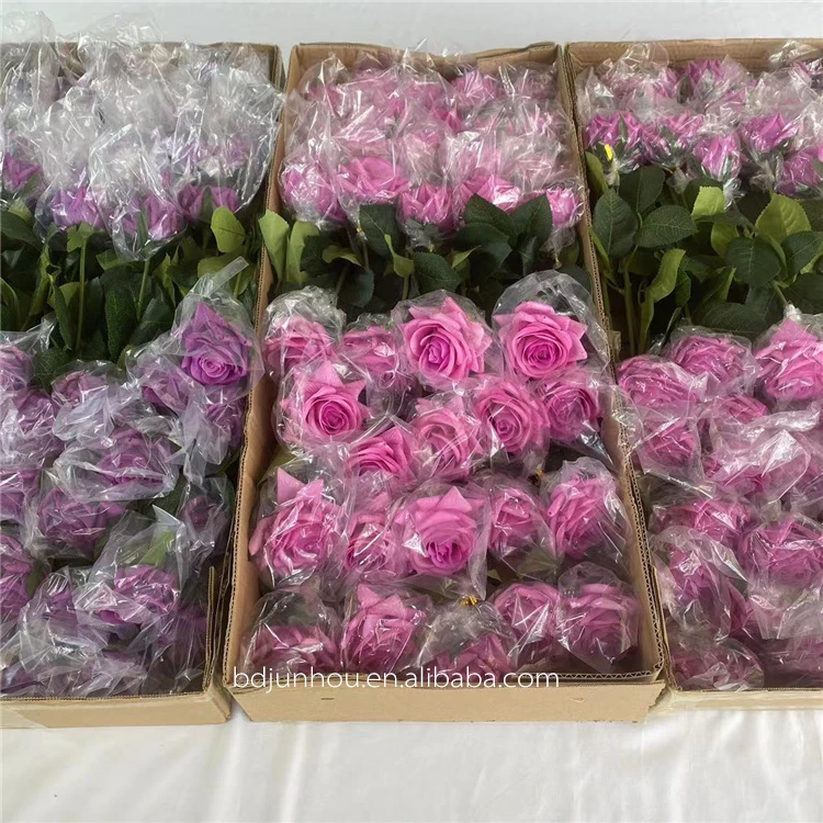 Real Touch Artificial Flower Roses Wedding Decoration Rose Latex Roses