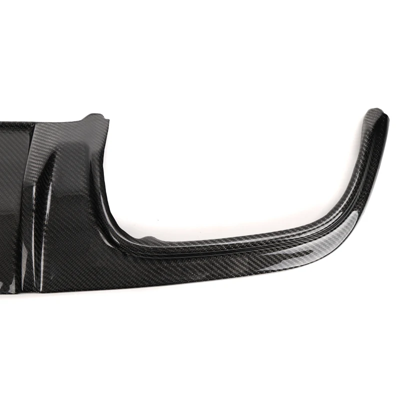 Carbon Fiber Rear Bumper Diffuser Lip For 2008-2011 Mercedes Benz W204 C63 – Gloss Black