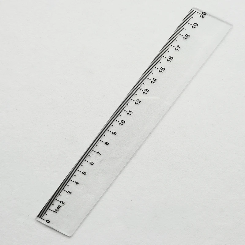20cm 8inch Plastic Straight Clear Ruler - Buy 20cm Ruler,20cm Plastic ...