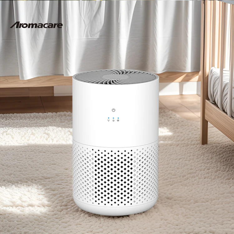 Aromacare Small Room Bedroom Compact Usb Table Desk Air Filter Purifier With Scent