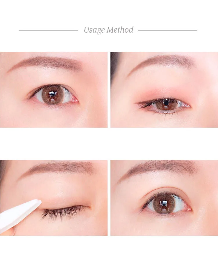 
Self-Adhesive Double Eyelid Stickers 300 Pairs Invisible Fiber Lace Double Eyelid Tape Fiber for Droopy Eyelids 