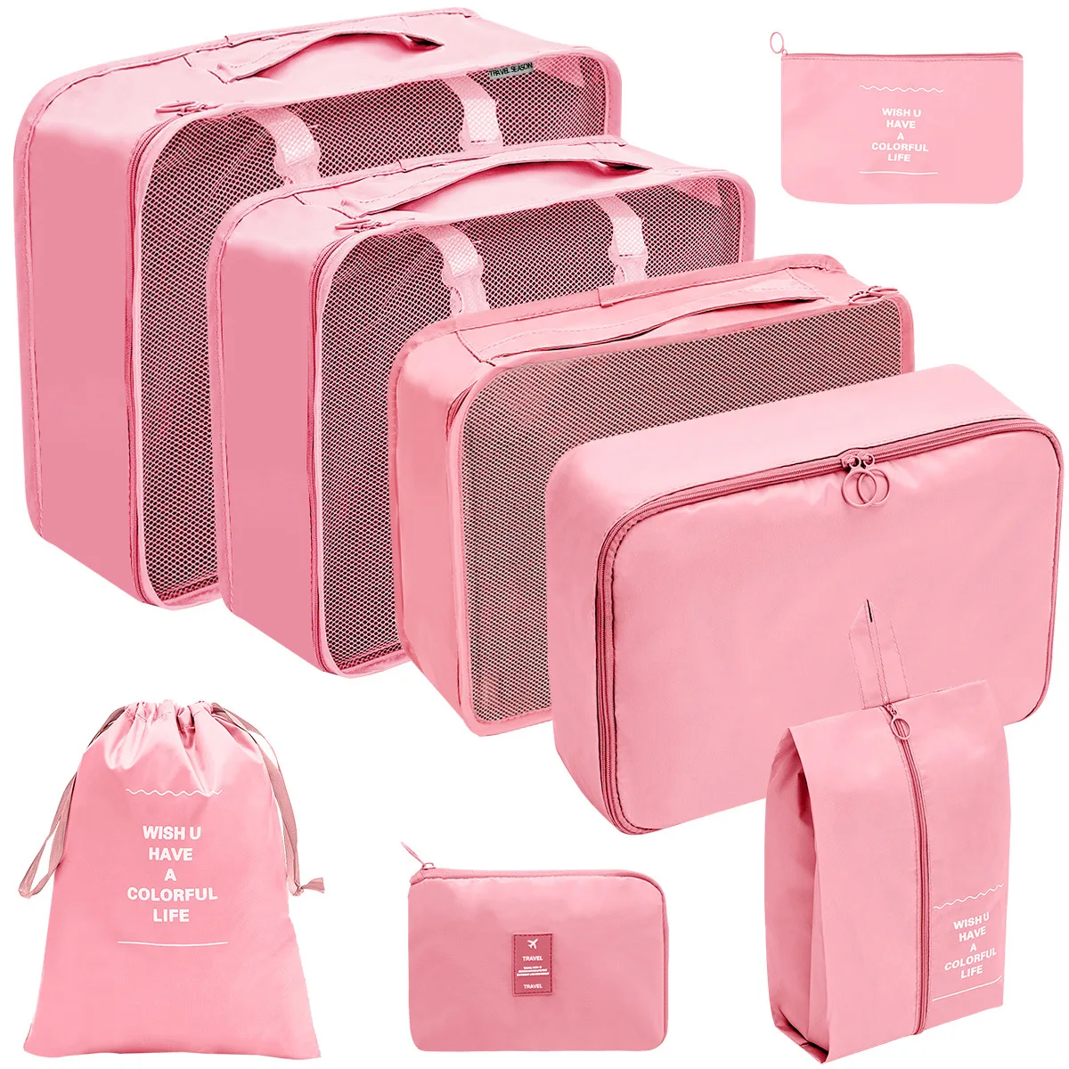 Wholesale Custom Clothes Travel Luggage Foldable Packing Storage Box Organizers for Travel Accessories