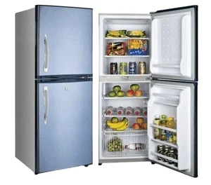 280L Double Doors Refrigerator Fridge and Freezer  Energy Efficient Home Appliance
