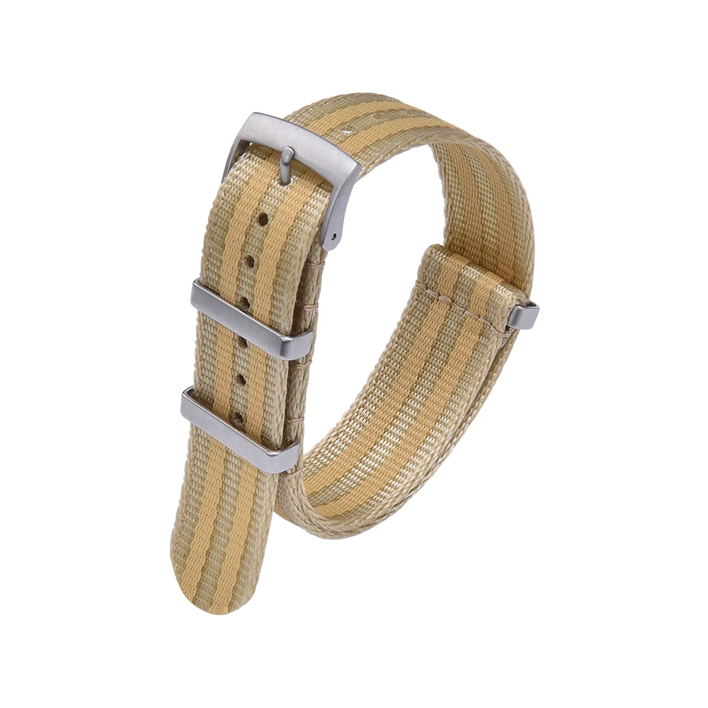 Juelong Premium Smooth Nylon Watch Strap One Piece Watch Band 20mm 22mm