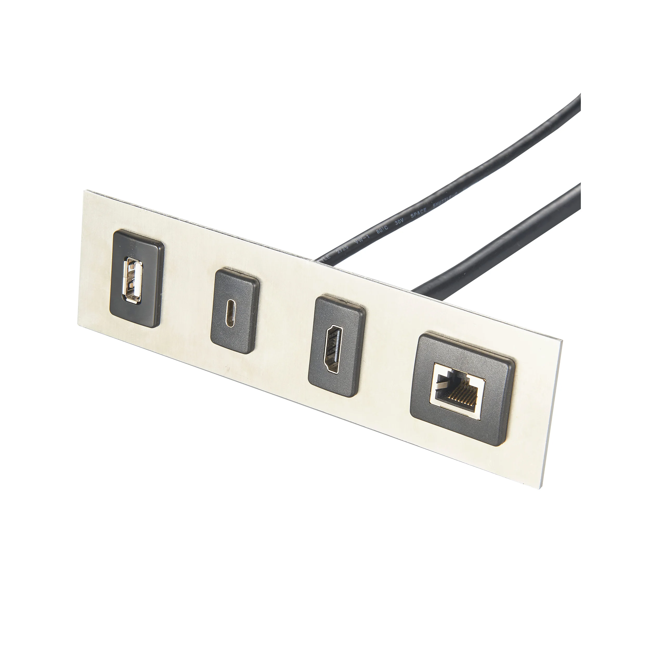 RJ45 FEMALE PORT CABLE TO MALE SNAP IN