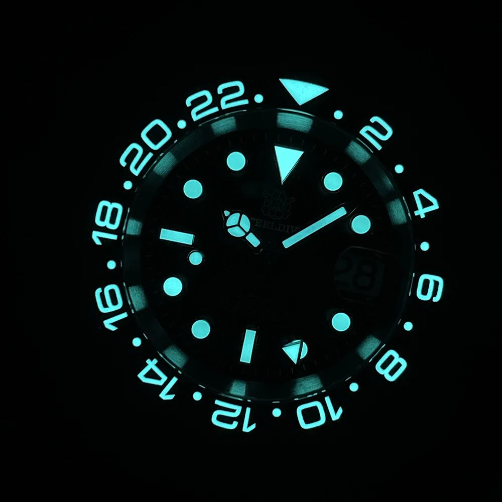 STEELDIVE SD1993 GMT NH34 Automatic 300M Waterproof Stainless