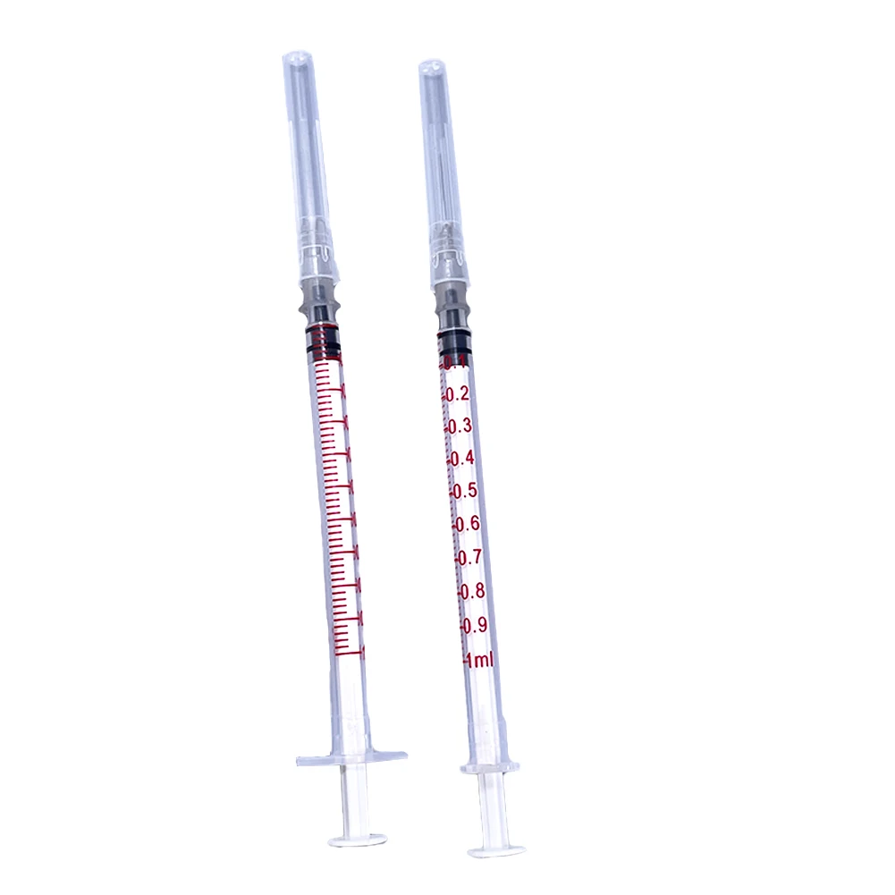 Disposable Medical Luer Lock Plastic Lab Syringe Set 3CC to 60ML Sizes with Needle for Hospital Use