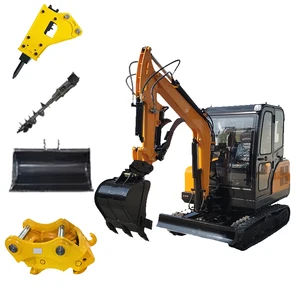Factory High Efficiency Small Excavator Mini Escavadeira Multifunctional Farm Small Digger Mini Excavator