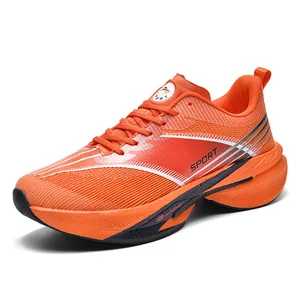 Men's Professional Fitness Running Sport Shoes High Quality Breathable Mesh Customizable Outdoor Summer EVA/PU Sneakers