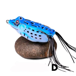 EXAURAFELIS 5pcs Topwater Frog Fishing Lures Kit With Tackle Box - For Bass, Snakehead, Musky - View #2