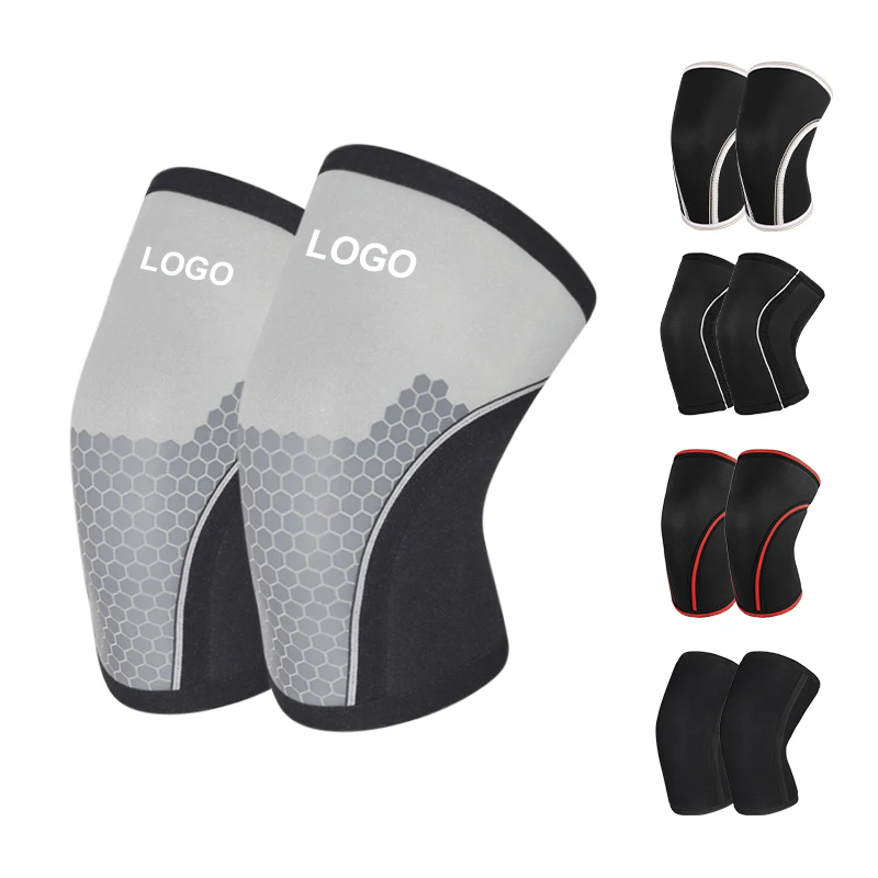 KS -906 ВЫСОКОЕ КАЧЕСТВО SCR наколенник 5 мм или 7 неопреновый пауэрлифтинг Тяжелая атлетика