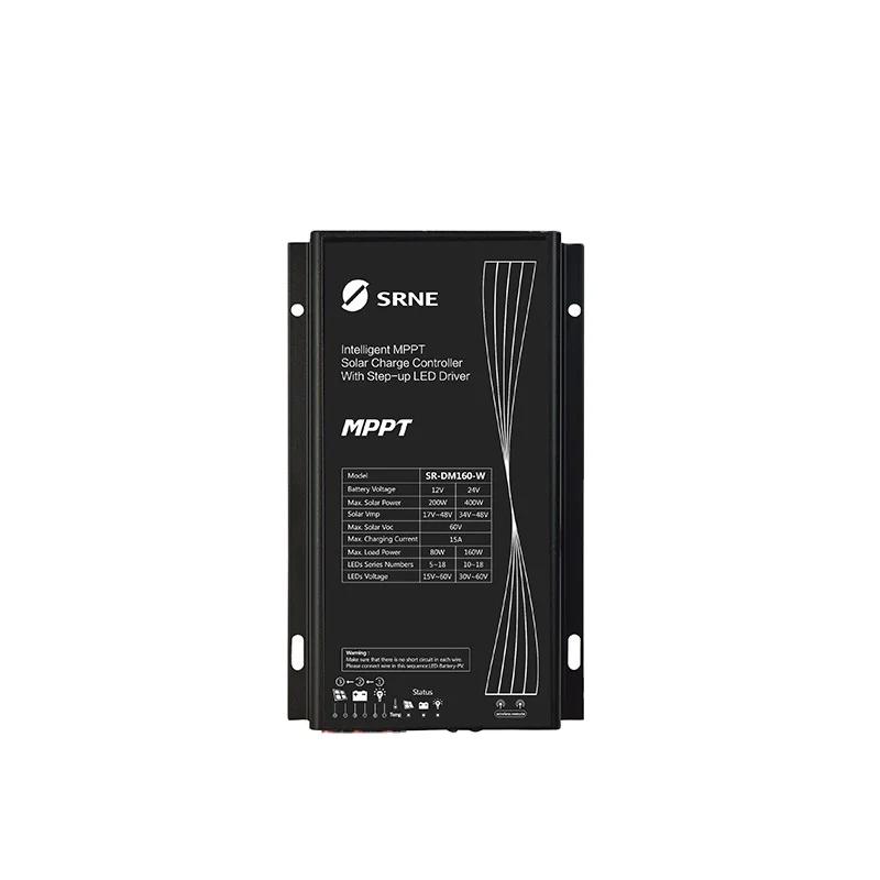 SRNE MPPT Solar Street Light Controller DM160 IoT Network