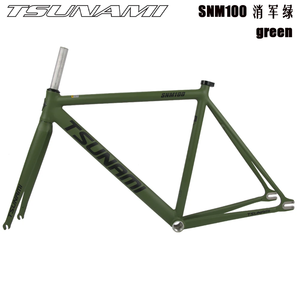 TSUNAMI SNM100 Fixed Gear Bicycle Frame Kit 49-58cm, Aluminum
