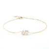 Pulsera de oro amarillo de 18 quilates con diamantes moissanita