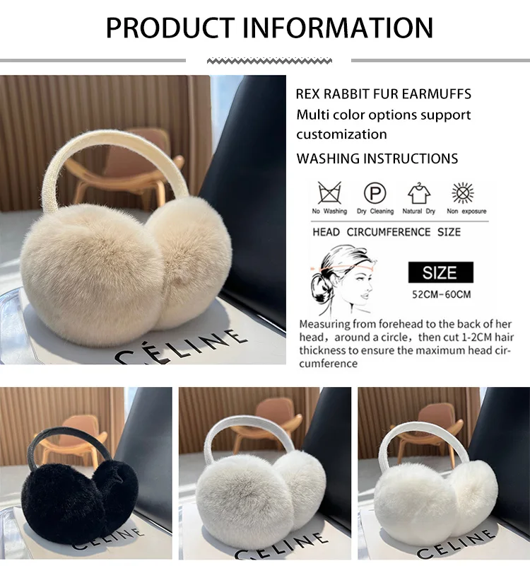 Natural Fur Ear Warme