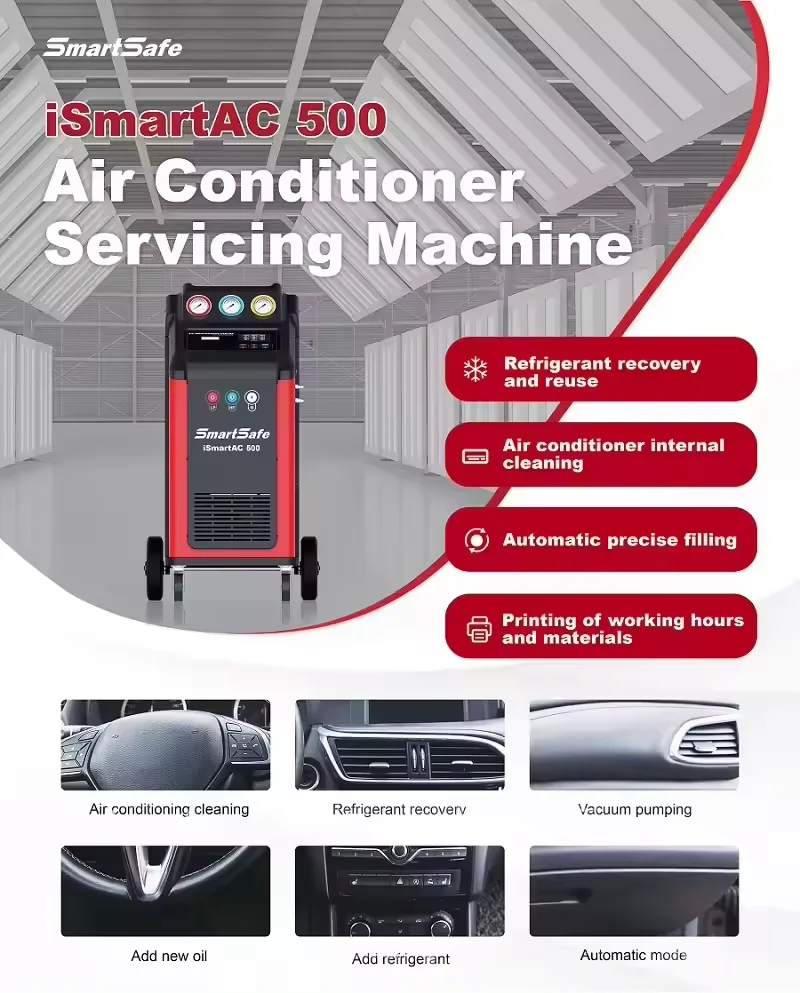 Launch R134 Ac Machine Launch Value-500 Plus R134a Recovery Unit for AC Servicing