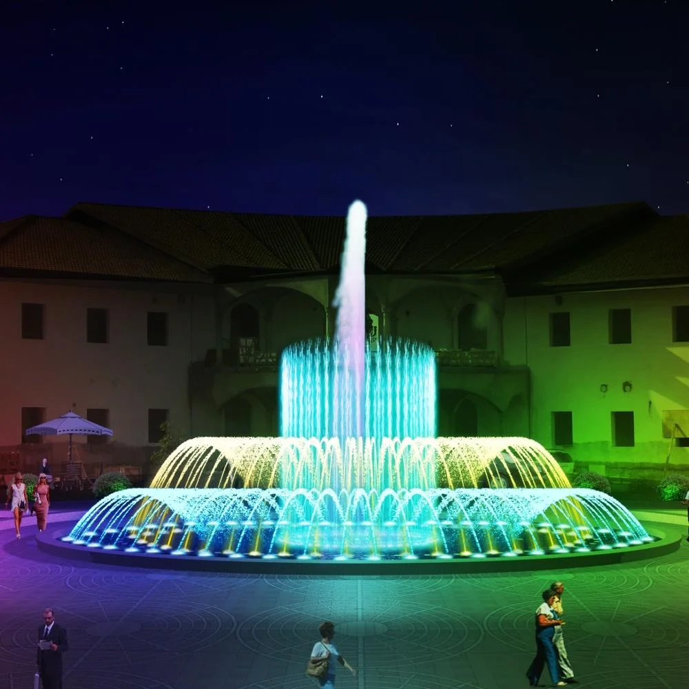 Small Outside Outdoor PLC Programmable Music Dancing Water Fountains for Sale with Simple Feature Design