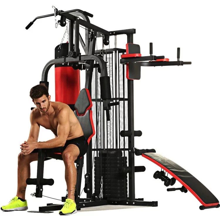 Оптовая продажа, домашний набор для спортзала, многофункциональное тренировочное оборудование, многофункциональная станция