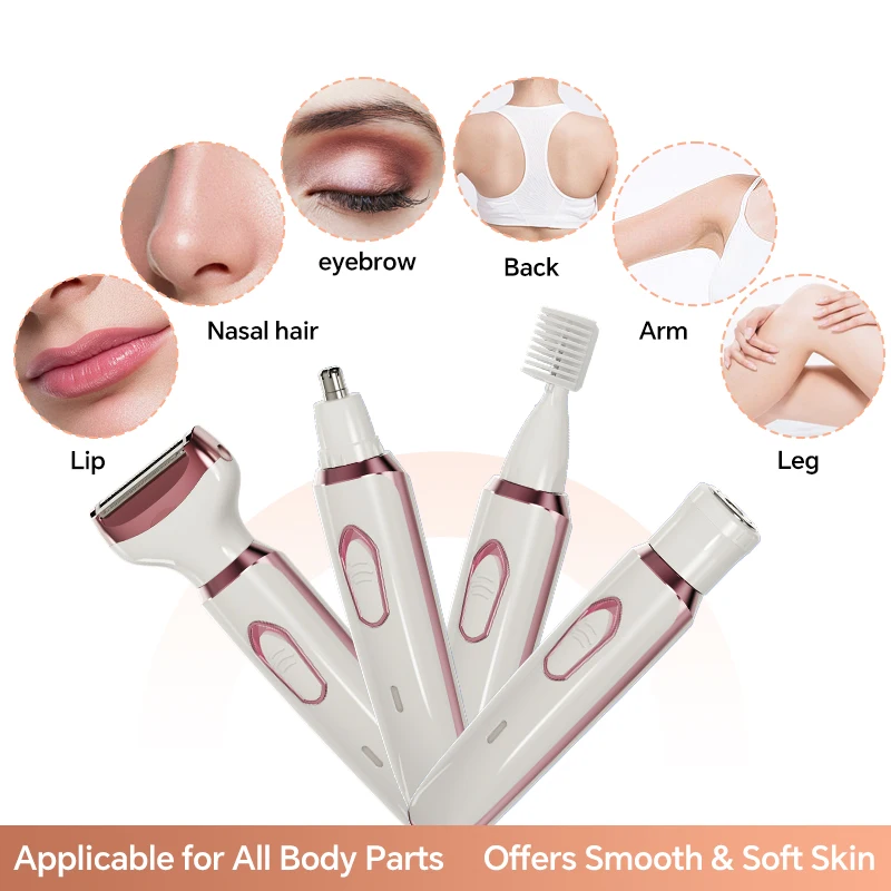 USB Charging Women's Home Foil Electric Shaver Painless Lady Shaver with New Model for Household and Car Use factory