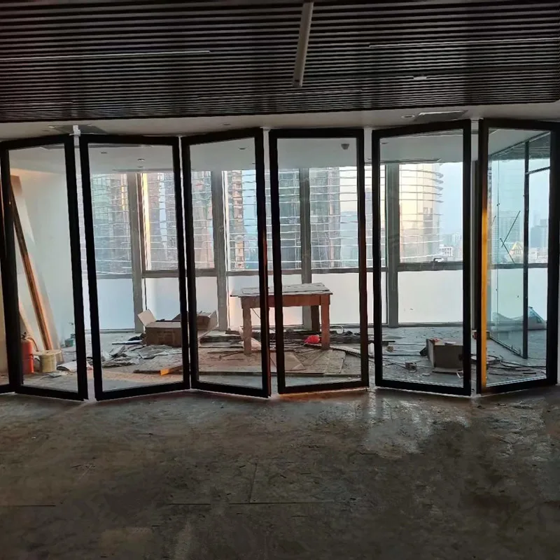 Modern Design School Conference Room Operable Movable Sliding Partition Foldable Office Glass Wall System for Hall & Villa