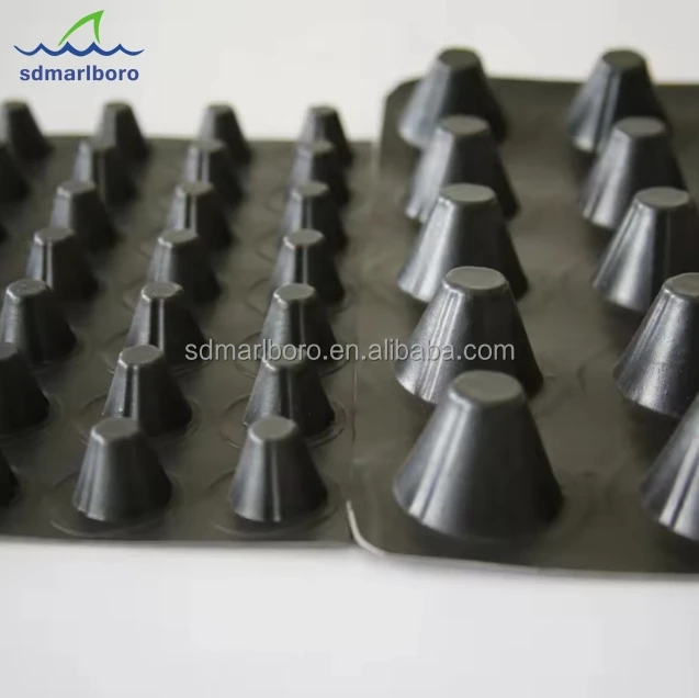 Roof Greening Dimple Drain Board From Manufacturer HDPE Dimple Drainage Board With Competitive Price