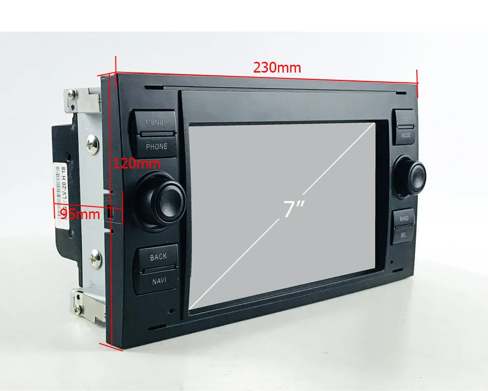 Android 11 2Din  Car Radio GPS Navigation Player for Ford Mondeo S-max Focus C-MAX Galaxy Fiesta with Wifi Bt Obt