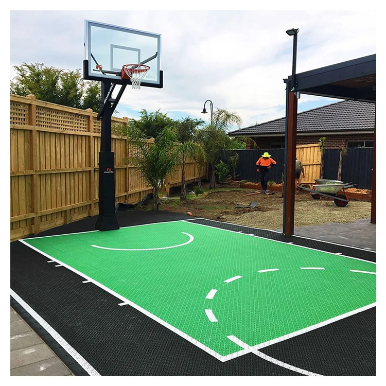 High Quality Outdoor Multisports Pp Suspended Interlocking Tiles For