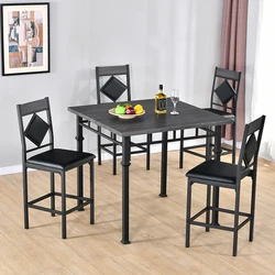 Современная мебель для дома, Классический турецкий итальянский Элегантный Деревянный черный белый столовый набор роскошный