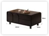 Table à thé 130*60*50 avec pieds-noir
