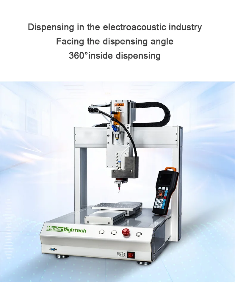 Automatic Glue Dispensing Machine Desktop Glue Robot Dispenser For Pcb