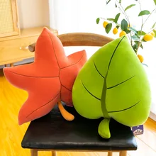 Kawaii styles 50cm leaves Plush Toy Stuffed Monstera Deliciosa Deep Forest Throw Pillow Cute Sofa Living Room Home Decor