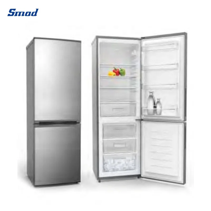 300L Small Bottom Freezer Fridge Freezer Refrigerator with Dispenser for DDB-343(W)H