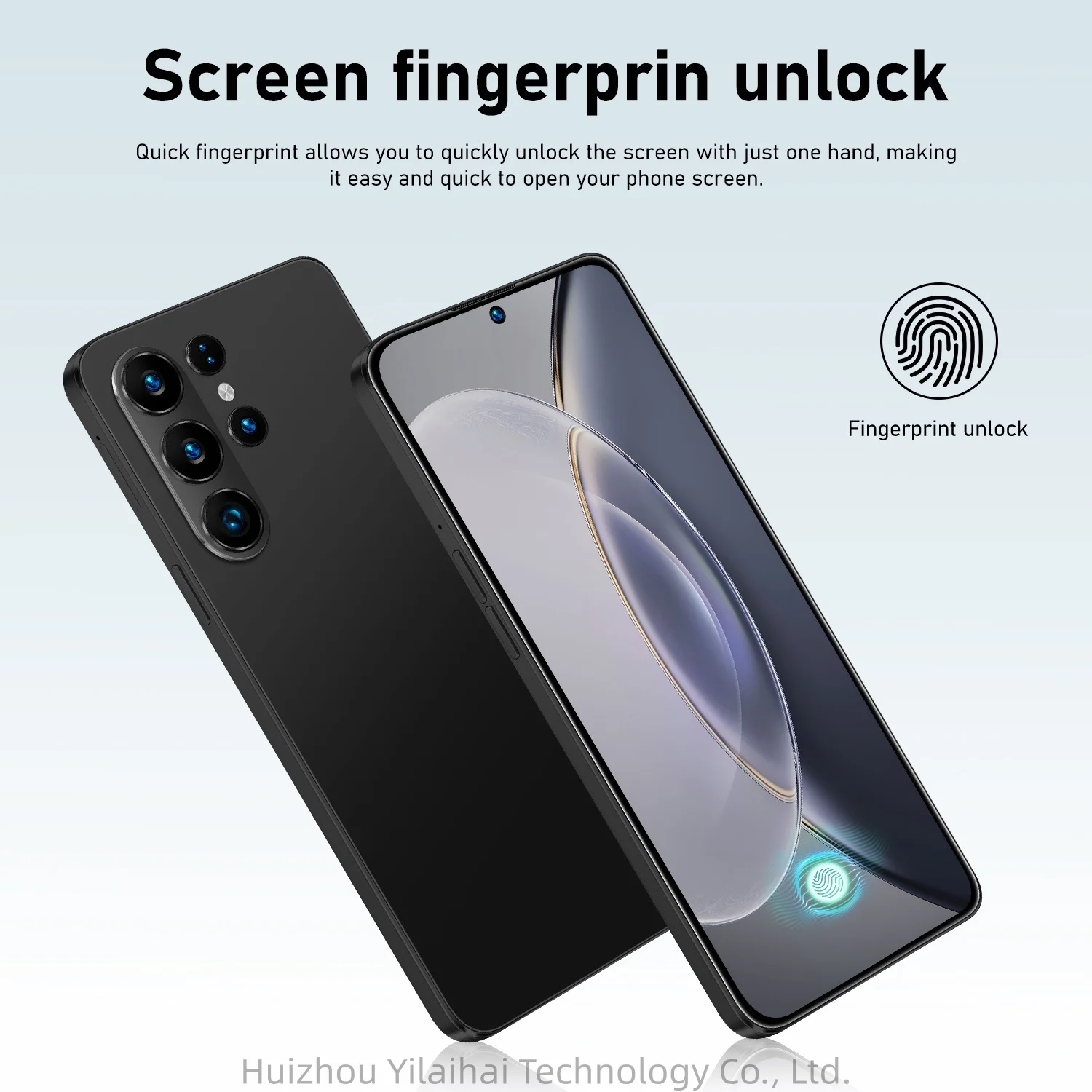 Hot Sale S26 Ultra 5G Smartphone 7.3 Inch Full HD Deca Core 16GB+1TB Memory Long Battery Life CDMA Face Unlock Wholesale Price