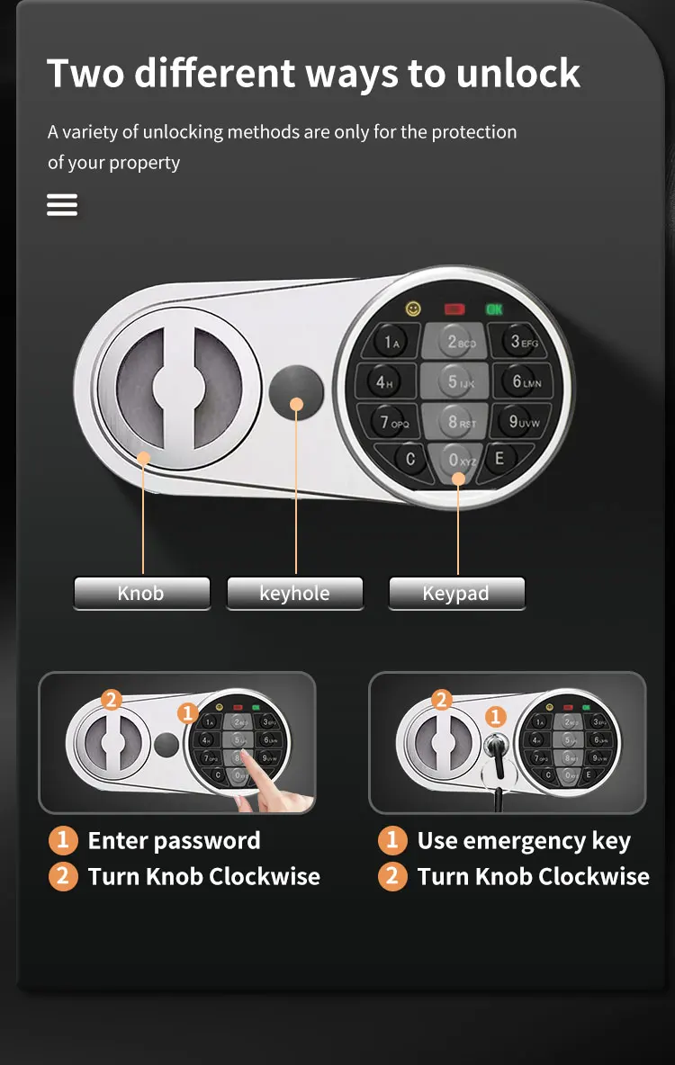 CEQSAFE Wholesale Security Home Electronic Safe Digital Hotel Mini Safe Box factory