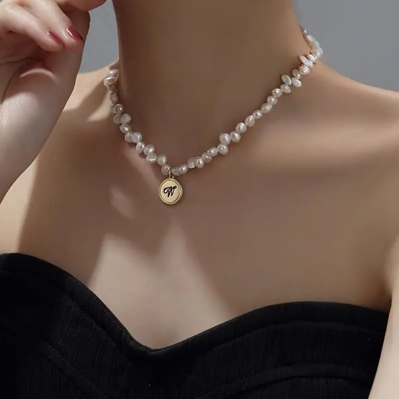 Unique Genuine Dainty Small Pearl Beads Beaded Chain Necklace Bracelet Set Necklaces With Gold Pendant Also Available