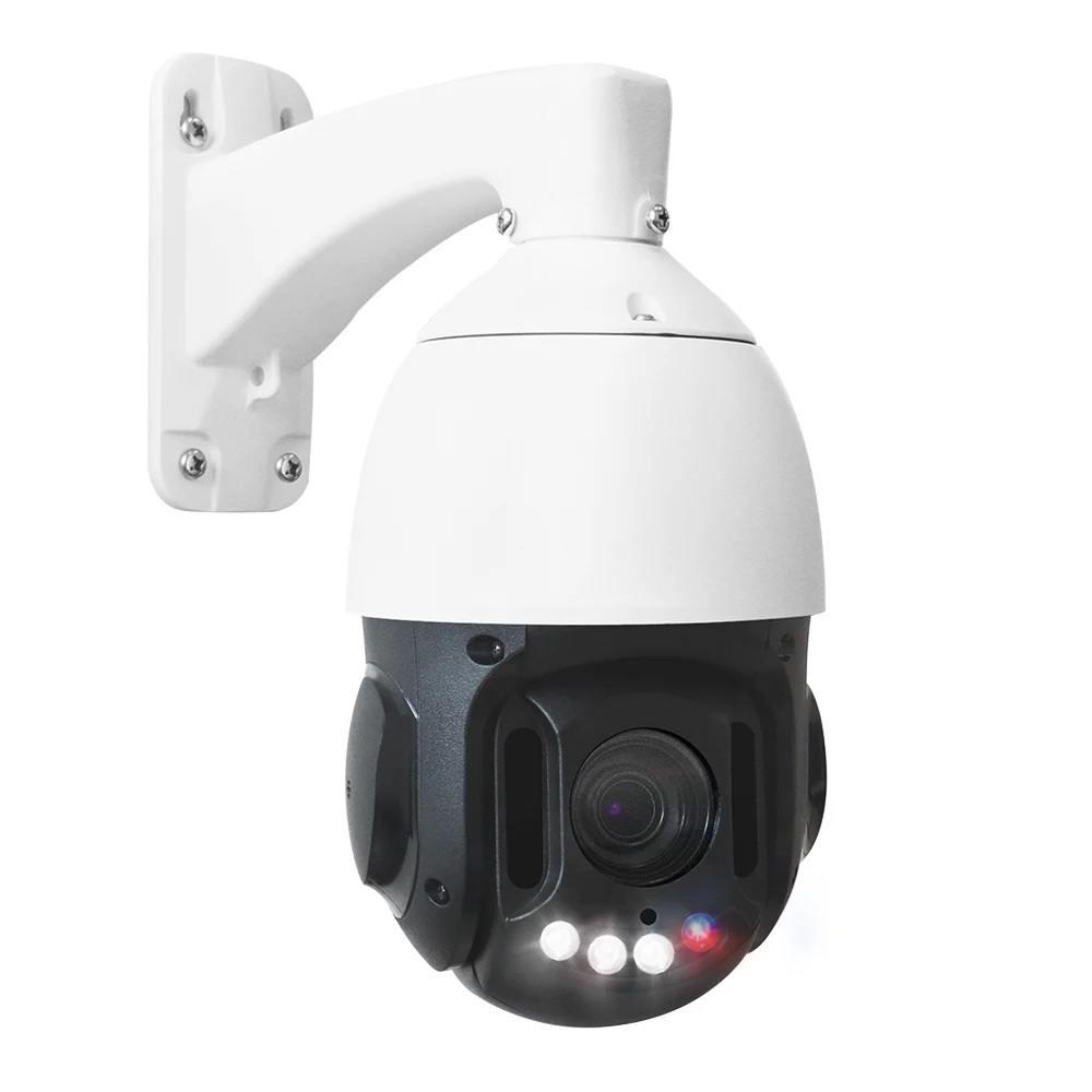 Auto Tracking POE PTZ IP 4MP 5MP Flash Lights Dahua Dome Camera 5MP Face Recognition Camera AI 100M IR PTZ Uniview Camera