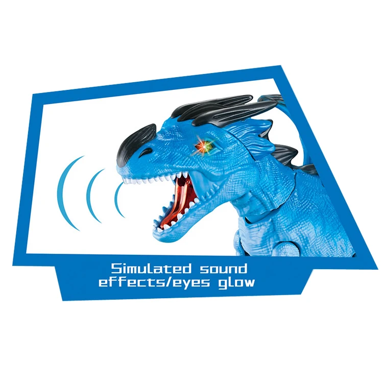 Electric Dinosaur Toy with Fire Breathing Dragon Mist Spray