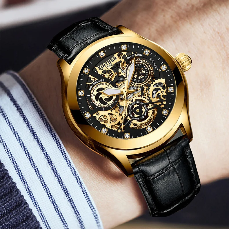 Skeleton Automatic Men's Watch OM-430737