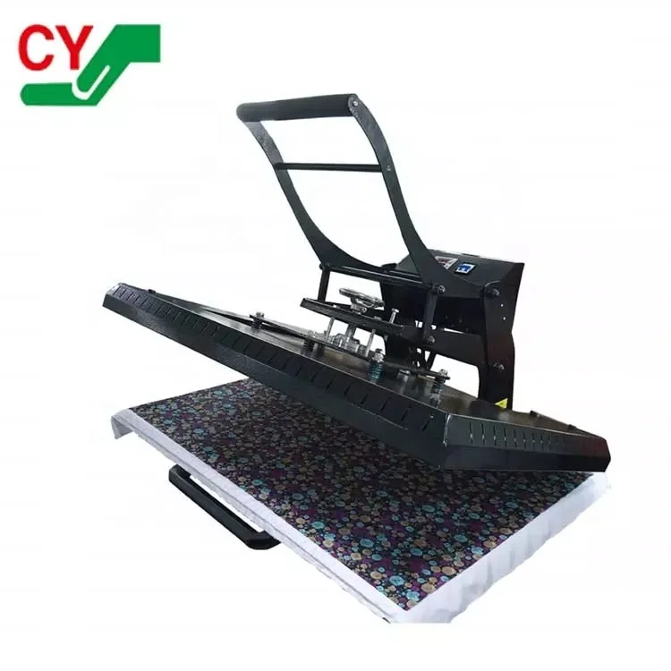 Black Manual Tshirt 80x100 Heat Press Machine Large Format For