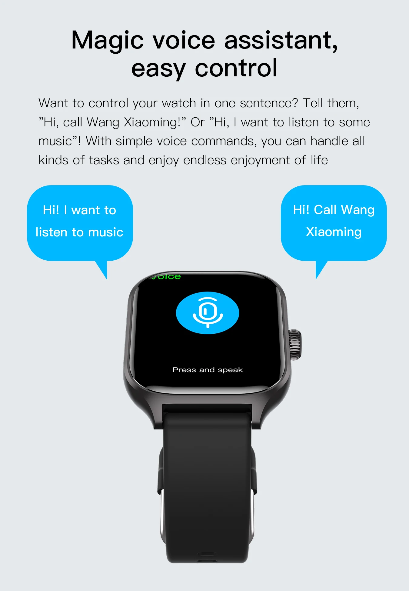 H16 Bluetooth smart watch Blood pressure sleep monitoring wrist brightening screen watch