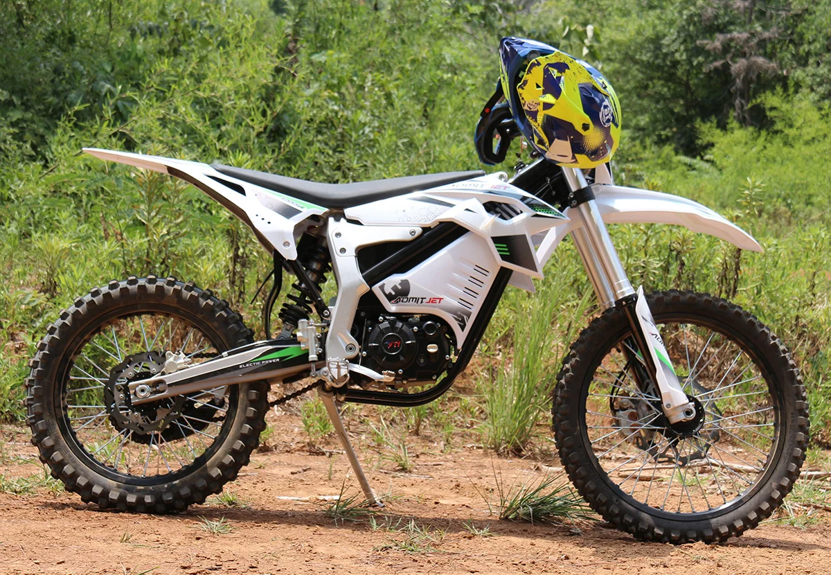 MotoTec Venom 72v 12000w - Motocicleta eléctrica para motocross, color  blanco